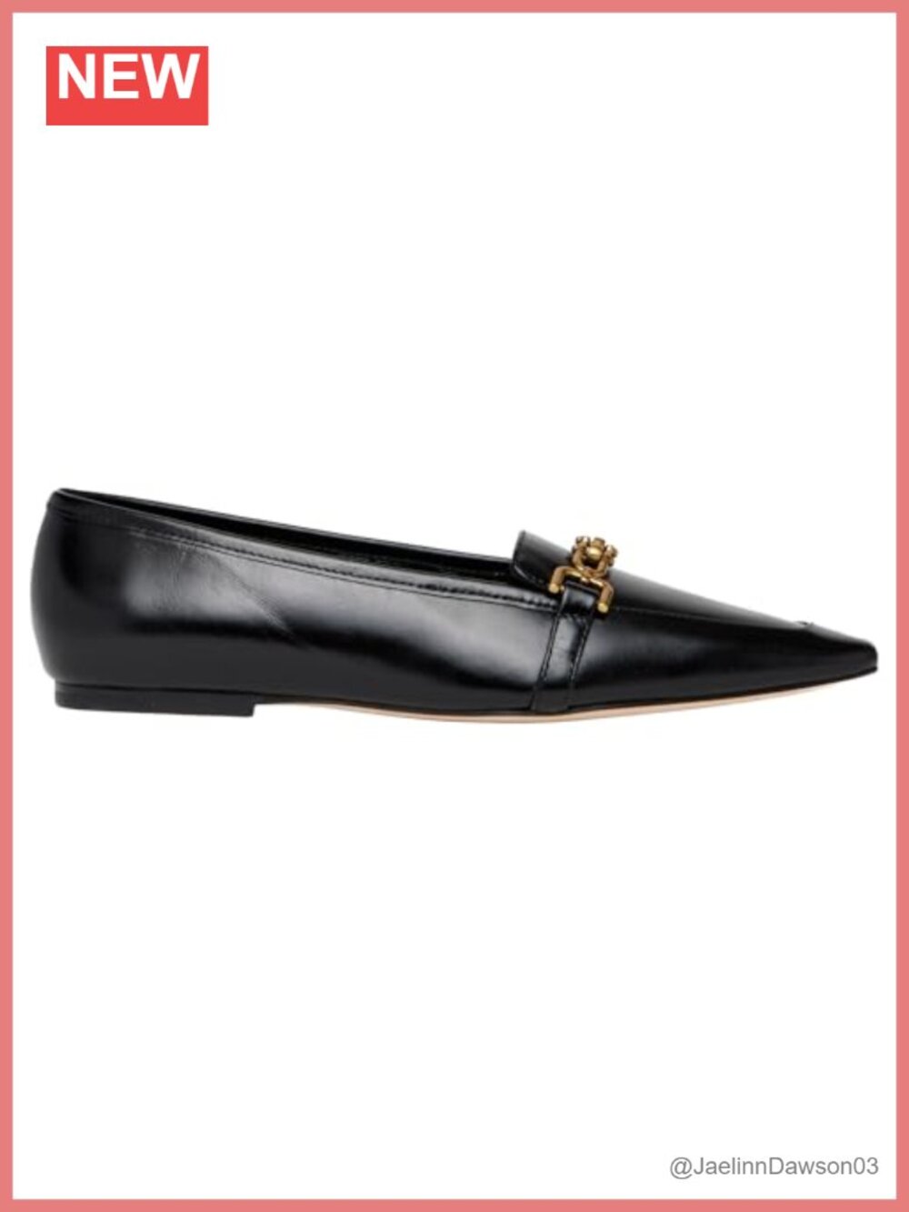 Women's Leather Square Toe Ballet Flats